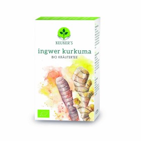 Neuner's tisane Bio gingembre/curucuma 20 sachets 2g